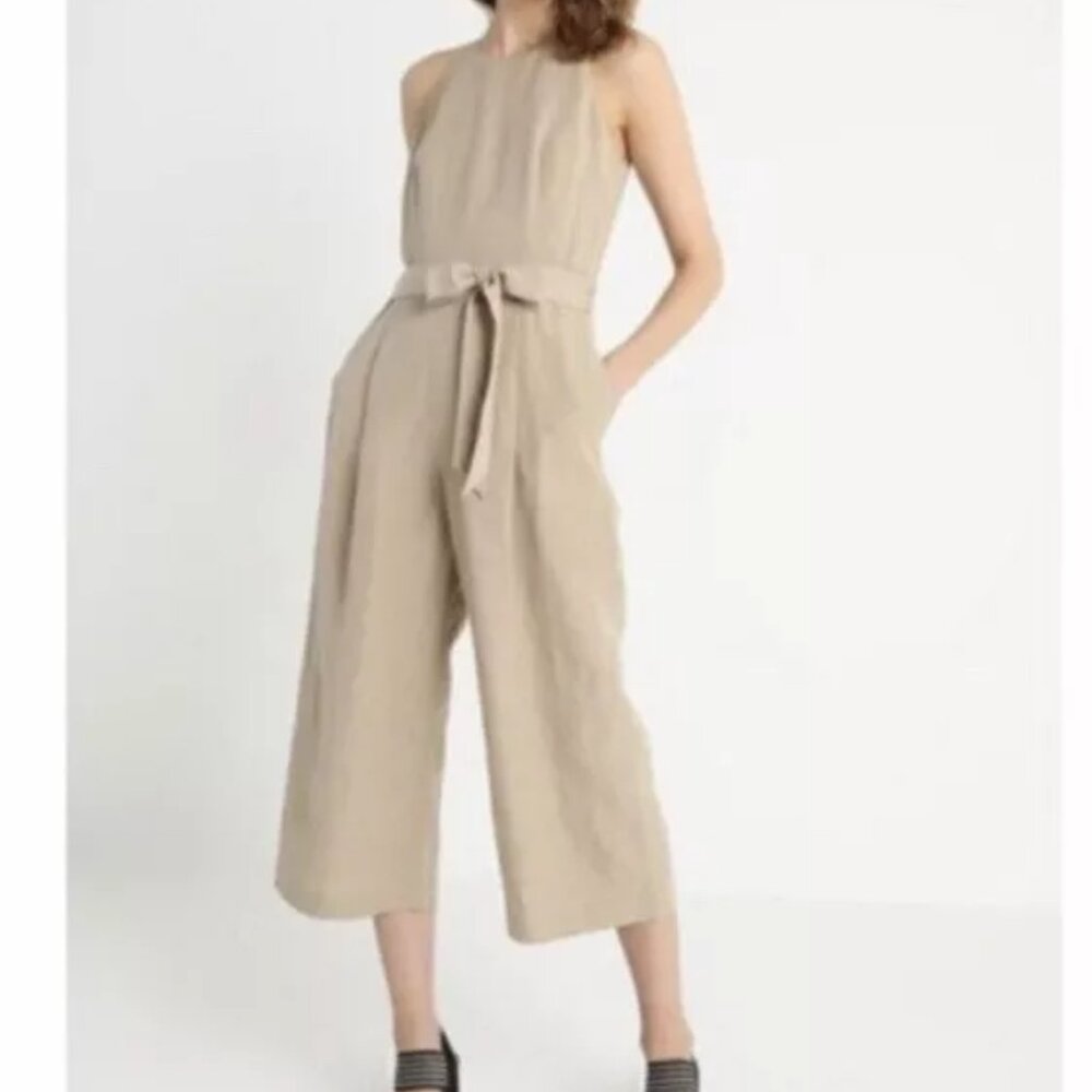 Banana Republic Factory NWT Linen Cotton Jumpsuit Size 6